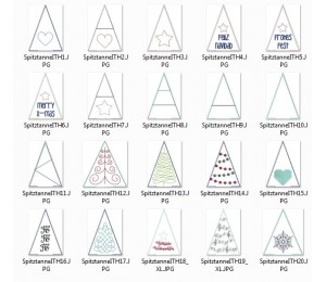 Stickserie ITH - Spitztanne